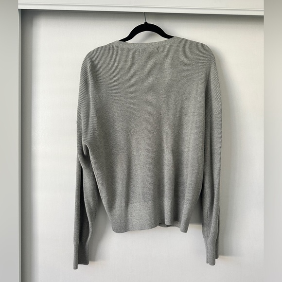 Banana Republic Factory NWT Sweater Women’s Ribbed Knit Faux Wrap - Picture 2 of 3